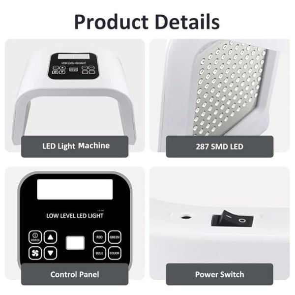 Red Light Therapy - 7 Color LED Face Light